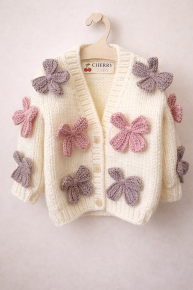 Little Bow Love Cardigan